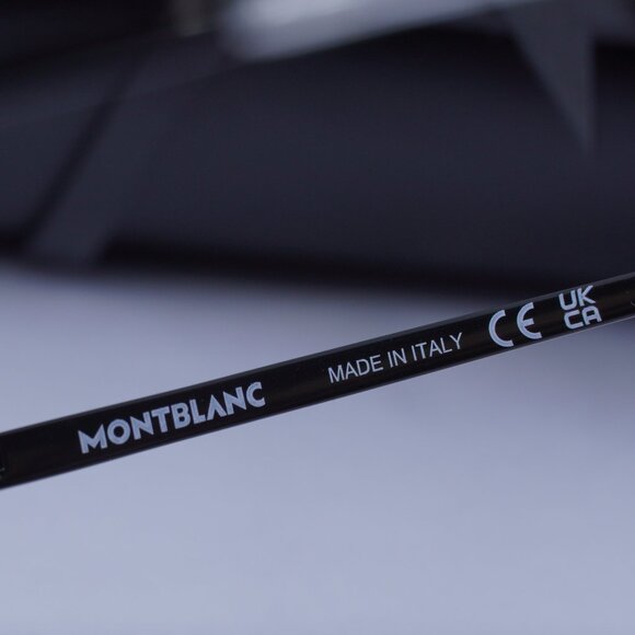 Montblanc MB0195O 001 Aviator Eyeglasses 55mm – Black - Picture 9 of 10